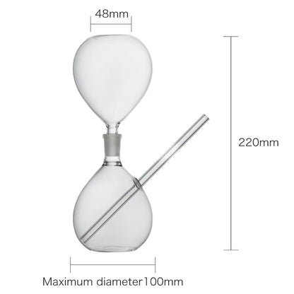 Sanduhr Glas | Antihaft | Stilvolle Präsentation | Spülmaschinenfest
