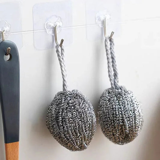 Stahlreinigungsbälle | Antihaft | Effektive Reinigung | Edelstahl