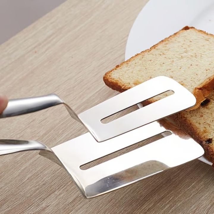 Doppelseitiger Schaufelclip aus Edelstahl – Praktisches Küchenutensil für Servieren und Greifen