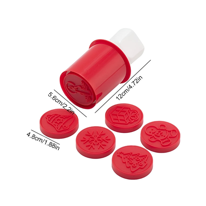 Kekse Stempel für kreative Plätzchen – Lustige Designs, Antihaft-Oberfläche, Ergonomisch