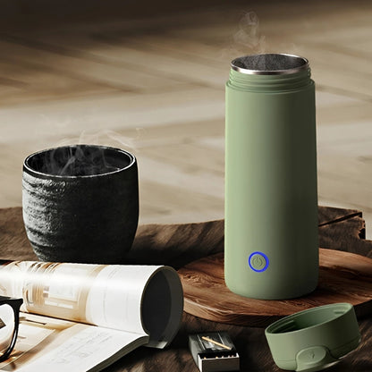 Wanderbecher | Tragbarer Becher für heiße Getränke unterwegs, auslaufsicher, 300ml, 400W