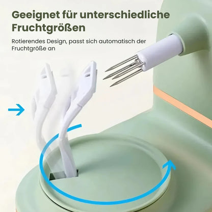 Multi-Fruchtschäler aus Edelstahl, vielseitiger Obst- und Gemüseschäler, rostfrei, ergonomisch