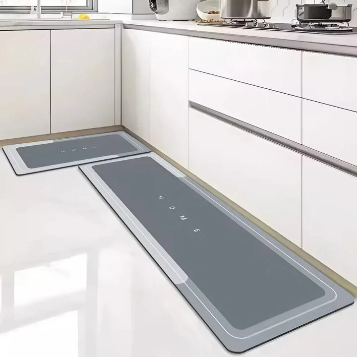Rutschfeste Küchenmatte – Wasserabsorbierend & Pflegeleicht