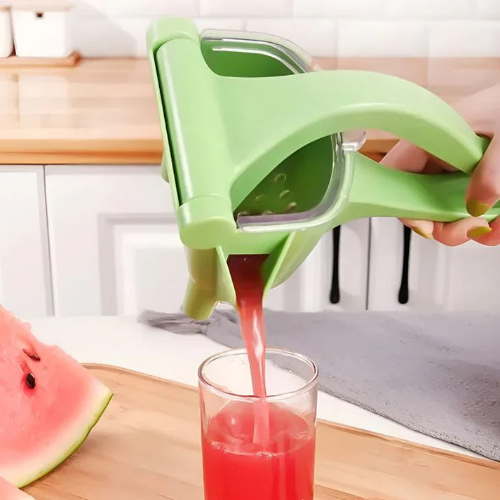 Manuelle Handpresse Entsafter aus Edelstahl für Zitrusfrüchte und Gemüse