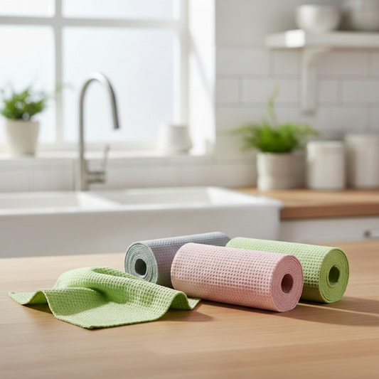 Cellulose Küchentuchrolle saugstark und wiederverwendbar