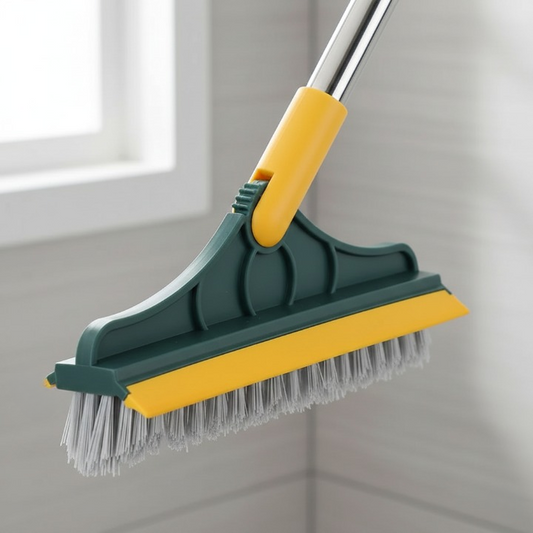 Bodenreinigungsbürste mit verstellbarem Edelstahlgriff