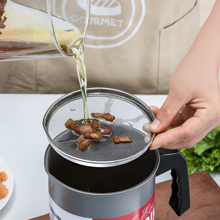 Ölfilter für gebrauchtes Öl – Edelstahl Sieb, 1200ml-1700ml