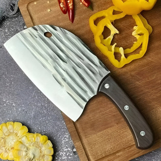 Scharfes Kochmesser aus Kohlenstoffstahl, 16 cm Klinge, Ergonomischer Griff
