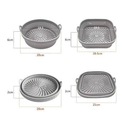 Airfryer Silikoneinsatz | Antihaft | Gleichmäßige Wärmeverteilung | Spülmaschinenfest