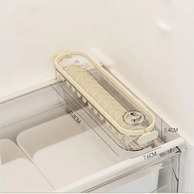 Stapelbare Aufbewahrungsbox für Kühlschrank, mit Deckel für Frische, modulare Lagerung