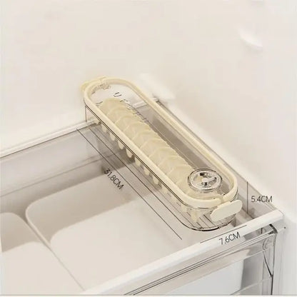 Stapelbare Aufbewahrungsbox für Kühlschrank, mit Deckel für Frische, modulare Lagerung