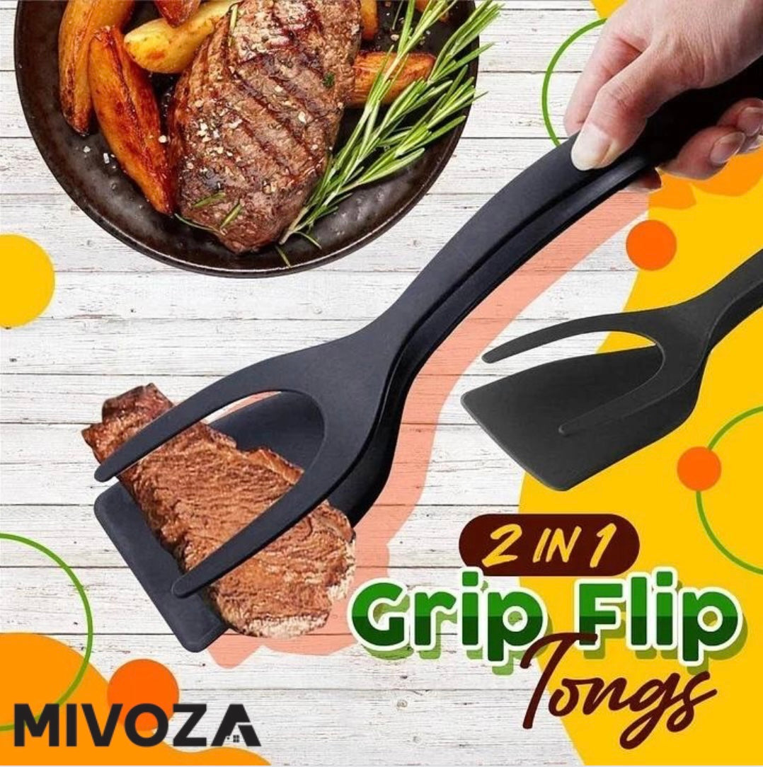 2-in-1 Spachtel – Wenden und Greifen, Hitzebeständig, Ergonomisch