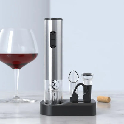 Elektrischer Weinöffner Set mit Zubehör – Mühelose Entkorkung für Weinliebhaber