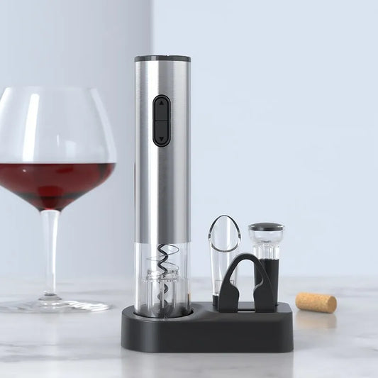 Elektrischer Weinöffner Set mit Zubehör – Mühelose Entkorkung für Weinliebhaber