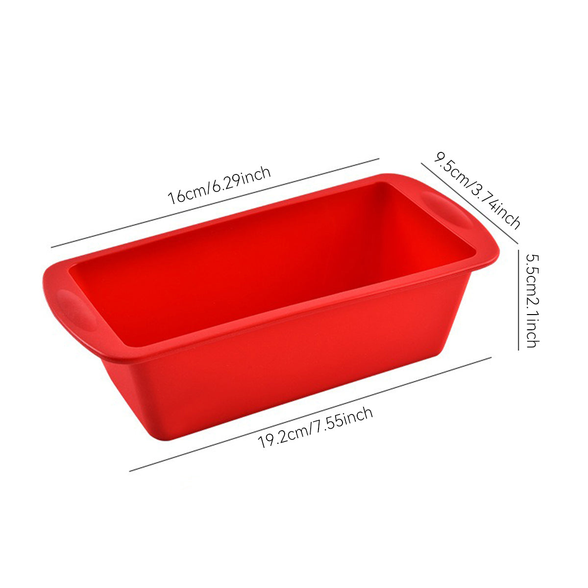 Rechteckige Silikon Backform für Kuchen, Brot und Süßigkeiten – Praktische DIY Backform für die Küche