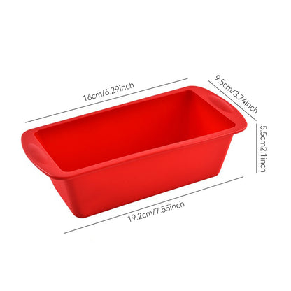 Rechteckige Silikon Backform für Kuchen, Brot und Süßigkeiten – Praktische DIY Backform für die Küche