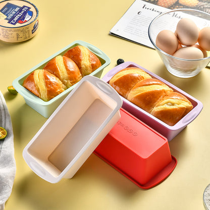 Rechteckige Silikon Backform für Kuchen, Brot und Süßigkeiten – Praktische DIY Backform für die Küche