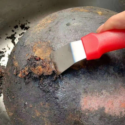 Mehrzweck-Küchenreinigungsspatel aus rostfreiem Stahl, Ideal zum Schaben und Reinigen von Pfannen und Oberflächen