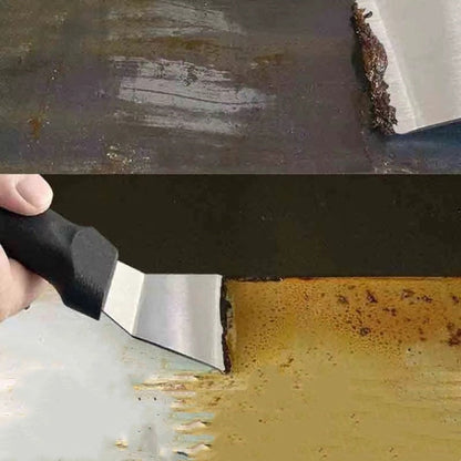 Mehrzweck-Küchenreinigungsspatel aus rostfreiem Stahl, Ideal zum Schaben und Reinigen von Pfannen und Oberflächen