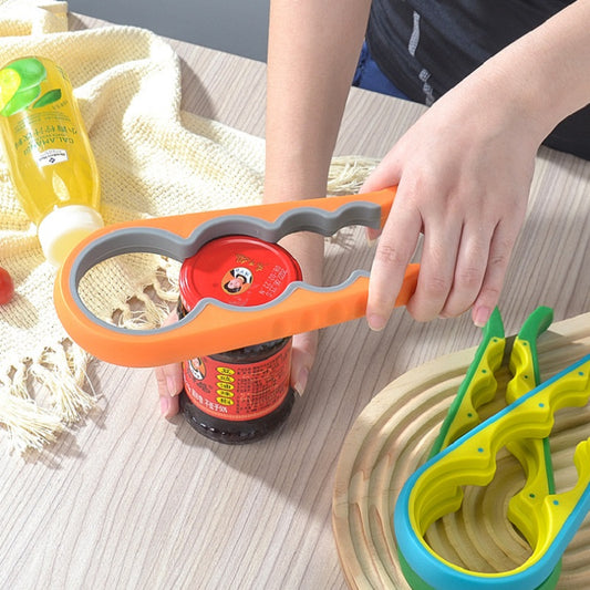 Praktischer Blikken Blikopener Easy Grip für Flaschen & Twist-Off Deckel, Ideal für Schwache Hände & Arthritis