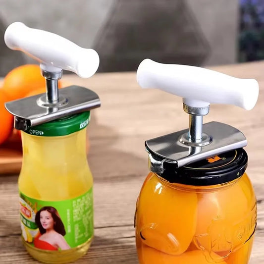 Roterende Deksels Uit Pot Opener – Verstelbare Fles Dop Opener für Glazen Fles – Arbeidsbesparend Keuken Gadget