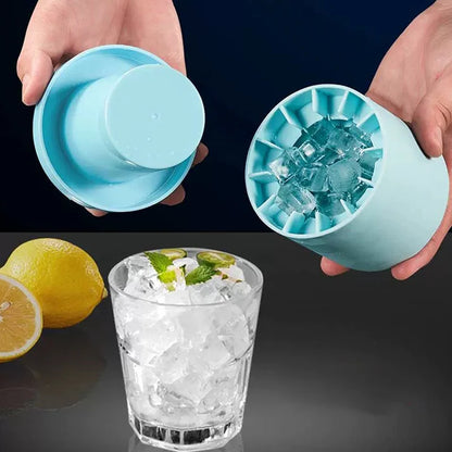 Silikon Eiswürfelform für große Eiswürfel – Flexibel und Lebensmittelecht