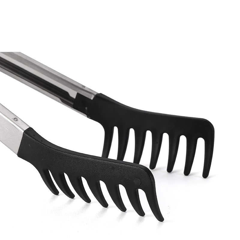 Spaghettitang Silikon Nudelclip mit Edelstahlgriff – Pasta Scoop und Eiwit Separator, Ideal für Küchenutensilien