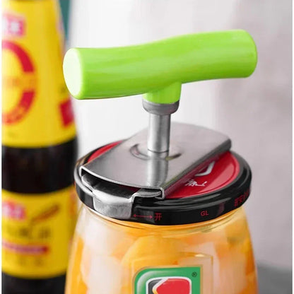 Roterende Deksels Uit Pot Opener – Verstelbare Fles Dop Opener für Glazen Fles – Arbeidsbesparend Keuken Gadget