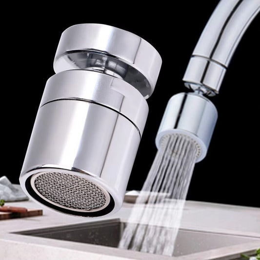 Spritzwassergeschützter Universalhahn für Küche – Wassersparend, Rostfrei, 360° Drehbar, Verhindert Spritzer