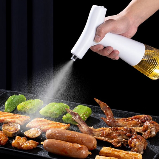 2-in-1 Elektrischer Ölsprüher – Präzises Sprühen für Kochen, Backen & Grillen, USB Aufladung, Einfach zu Reinigen
