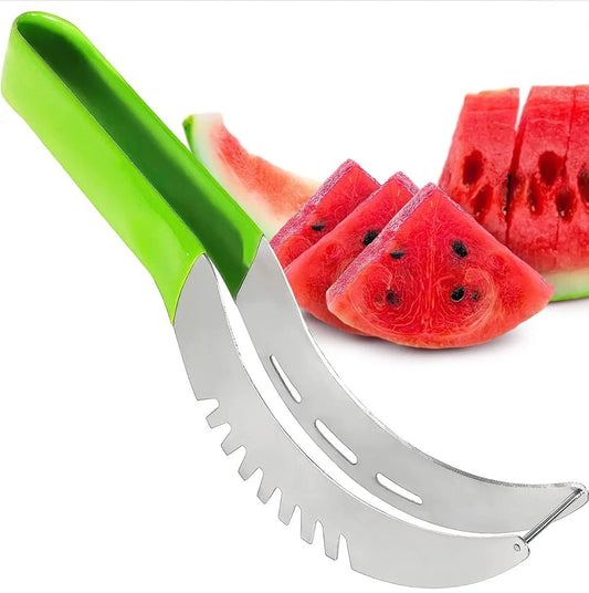 Multifunktionales Obst Schneidemesser aus Edelstahl – Obsthalter und Schneidemesser in Einem, Ergonomischer Griff, 20 cm