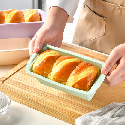Rechteckige Silikon Backform für Kuchen, Brot und Süßigkeiten – Praktische DIY Backform für die Küche