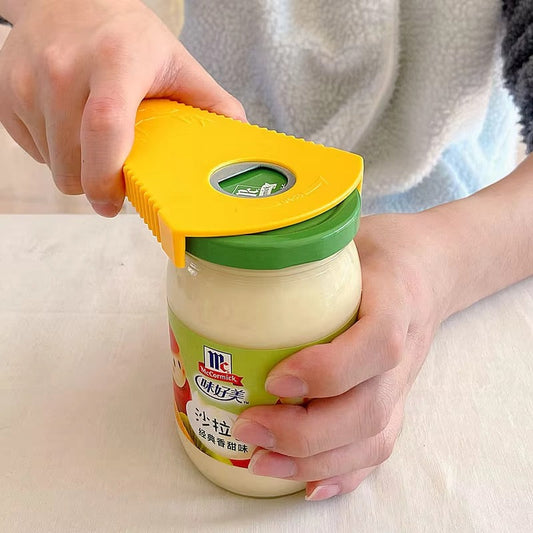 4-in-1 Flaschenöffner für Gläser, Dosen, Twist-Off-Deckel und Kronkorken