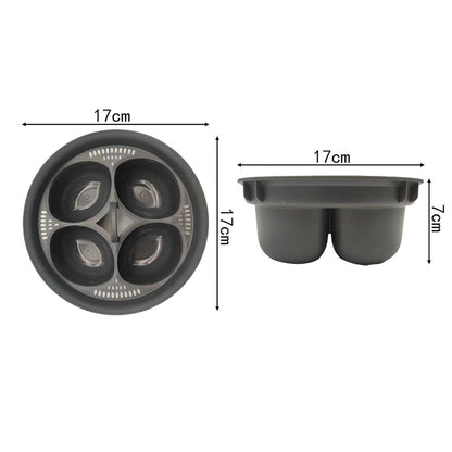 Multifunktionaler Eierpochierer 4-in-1 für perfekte pochierte Eier und mehr