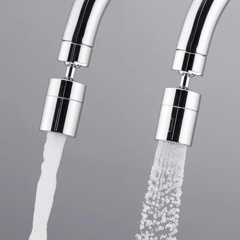 Spritzwassergeschützter Universalhahn für Küche – Wassersparend, Rostfrei, 360° Drehbar, Verhindert Spritzer