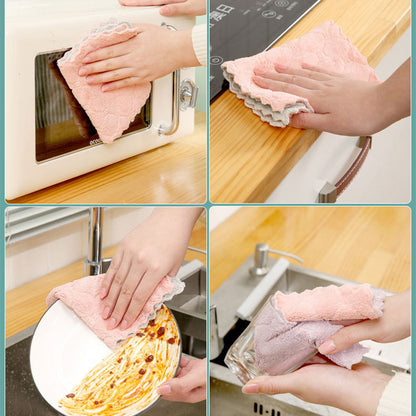10er-Set Super Saugfähige Mikrofasertücher für die Küche, Reinigungstücher