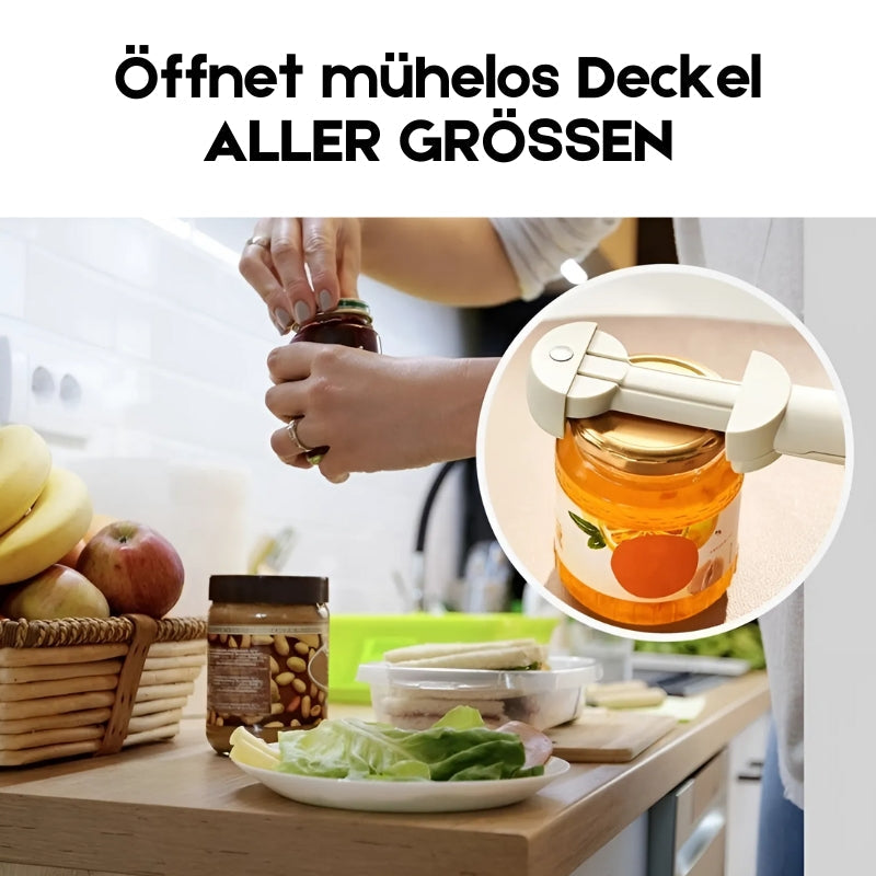 Versenkbarer Multifunktions-Flaschen- und Glasöffner, einziehbar, ergonomisch, für Dosen und Flaschen