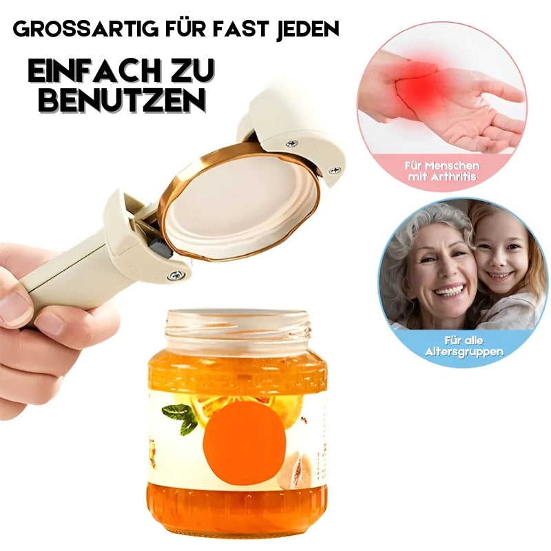 Versenkbarer Multifunktions-Flaschen- und Glasöffner, einziehbar, ergonomisch, für Dosen und Flaschen