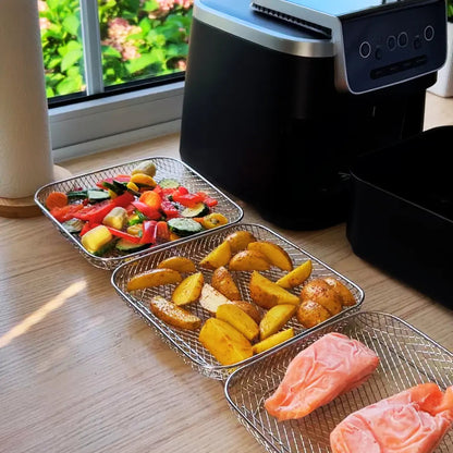 Stapelbare Körbe für Heißluftfritteusen – Mehr Platz, Perfekte Garergebnisse Mivoza Deutschland