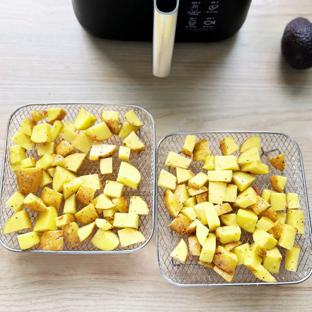 Stapelbare Körbe für Heißluftfritteusen – Mehr Platz, Perfekte Garergebnisse Mivoza Deutschland