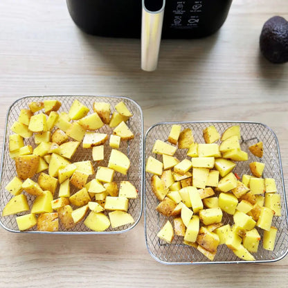 Stapelbare Körbe für Heißluftfritteusen – Mehr Platz, Perfekte Garergebnisse Mivoza Deutschland