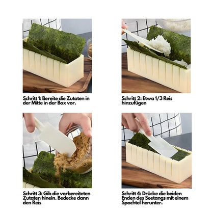 Sushi Chef Kit – Kompaktes Set für Sushi-Zubereitung Zuhause, Perfekt für Anfänger