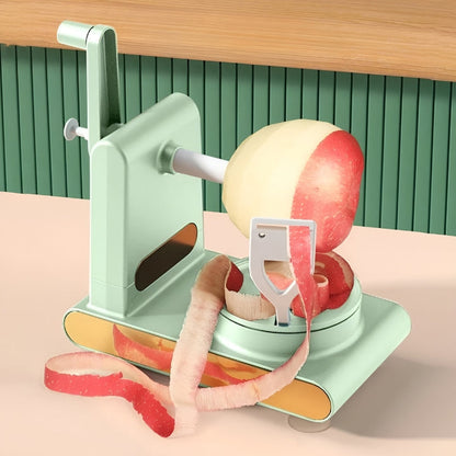 Manueller rotierender Obstschäler, Edelstahl Obst- und Gemüseschäler, ergonomisches Design