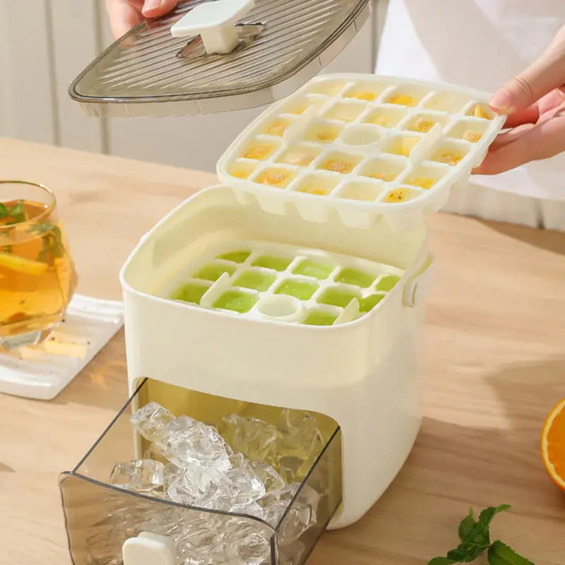 Tragbarer Eiswürfelbehälter mit Druckfunktion Mivoza Deutschland