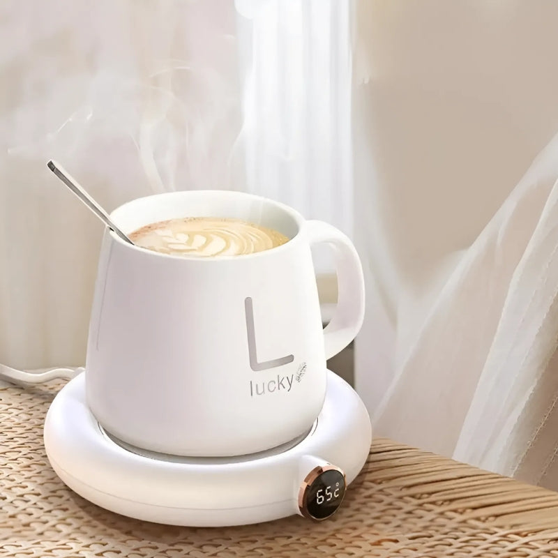 USB Heizuntersetzer für Kaffee, individuell einstellbare Temperatur, tragbar, automatische Abschaltung