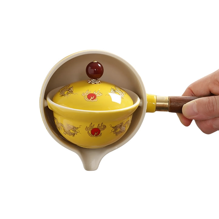 360° Keramik-Teekanne – Tropffrei & Stilvoll, 160 ml