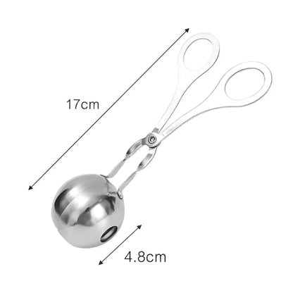 Fleischbällchen Former aus Edelstahl | Perfekt geformte Bällchen in Sekunden