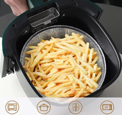 Wiederverwendbare Aluminiumfolie für Heißluftfritteusen – Keine Unordnung mehr! (30+20 Gratis) Mivoza Deutschland