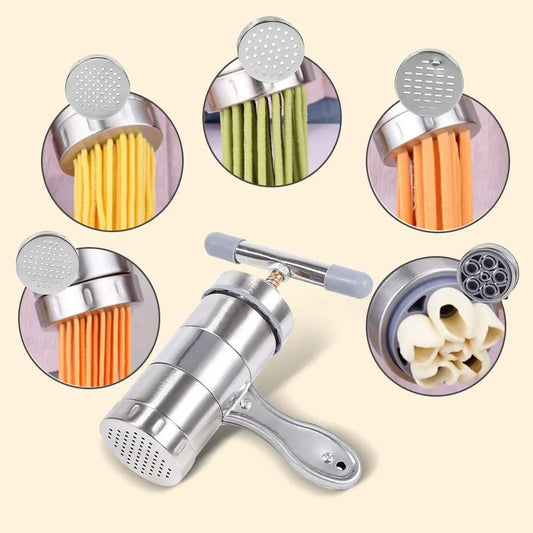 Pasta Presse | Antihaft | Vielseitige Formen | Metall