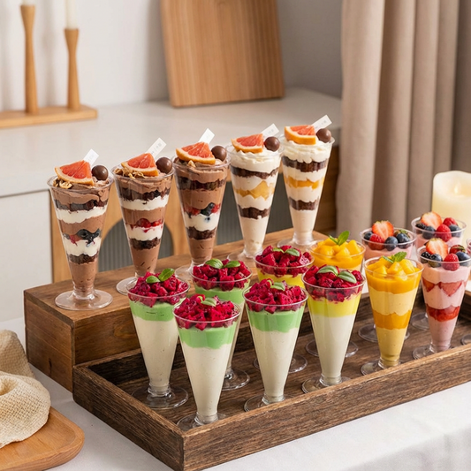 Dessertbecher transparent 185 ml (10 Stück)